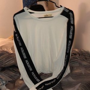 White Hollister Long Sleeved tee